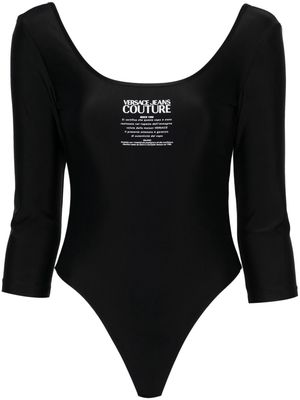 Versace Jeans Couture Warranty Logo bodysuit - Black
