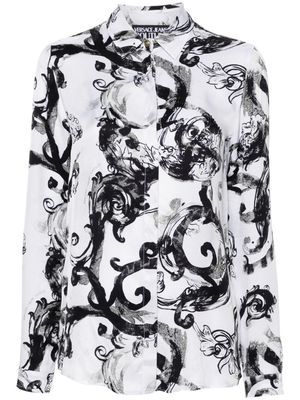 Versace Jeans Couture Watercolour Baroque shirt - White