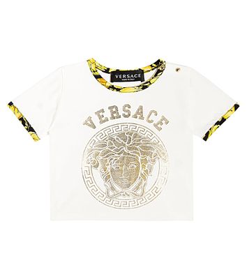 Versace Kids Baby Barocco cotton-blend jersey T-shirt