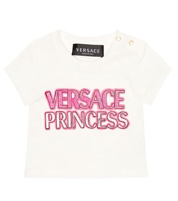 Versace Kids Baby logo cotton T-shirt