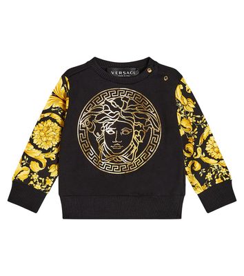Versace Kids Baby Medusa printed cotton sweatshirt