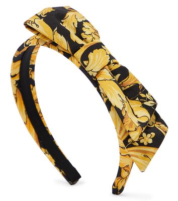 Versace Kids Barocco bow-embellished headband