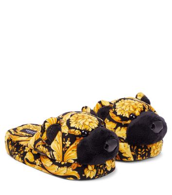 Versace Kids Barocco Teddy slippers
