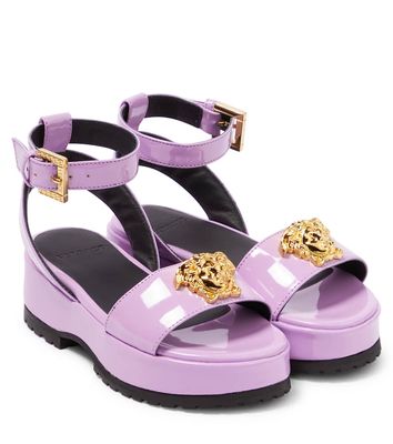 Versace Kids La Medusa platform sandals
