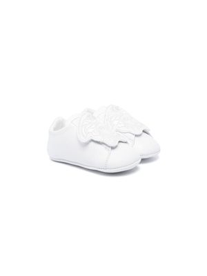 Versace Kids La Medusa slip-on sneakers - White