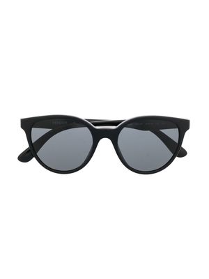 Versace Kids logo cat-eye sunglasses - Black