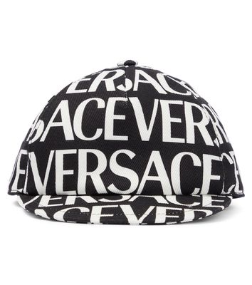 Versace Kids Logo cotton cap