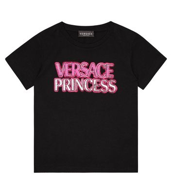 Versace Kids Logo cotton T-shirt