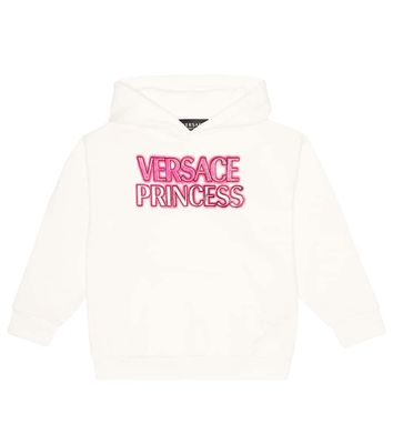 Versace Kids Logo printed hoodie