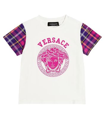 Versace Kids Medusa cotton-blend T-shirt