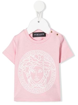 Versace Kids Medusa crew-neck T-shirt - Pink
