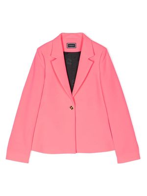 Versace Kids Medusa-embellished single-breasted blazer - Pink