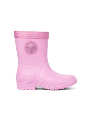 Versace Kids Medusa-embossed wellies - Pink