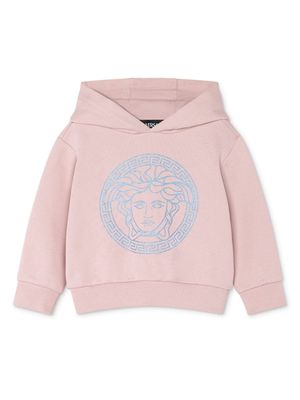 Versace Kids Medusa Head cotton hoodie - Pink