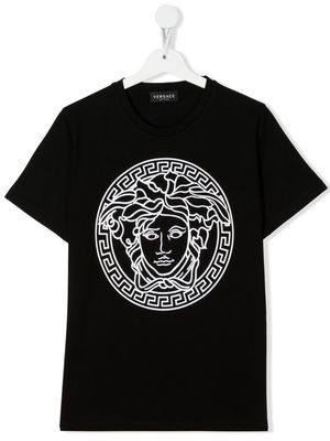 Versace Kids Medusa-head T-shirt - Black