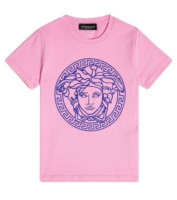 Versace Kids Medusa printed cotton T-shirt