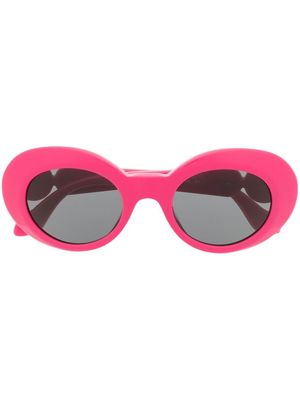 Versace Kids oval-frame sunglasses - Pink