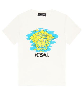 Versace Kids Printed cotton T-shirt