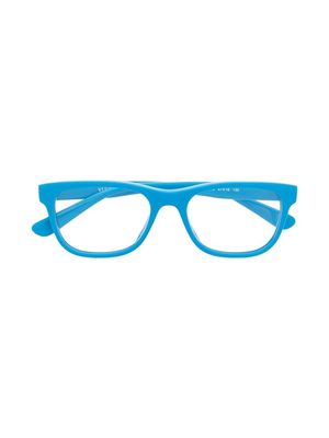 Versace Kids square-frame glasses - Blue