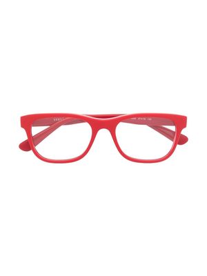 Versace Kids square-frame glasses - Red