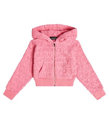 Versace Kids Versace Allover jacquard hoodie