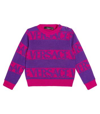 Versace Kids Versace Allover wool sweater