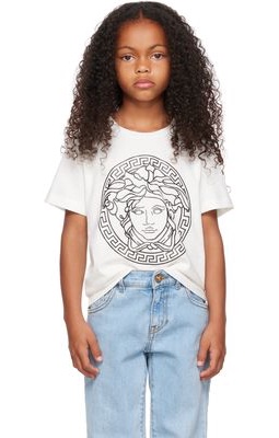 Versace Kids White Medusa T-Shirt
