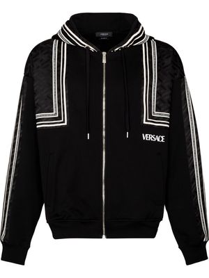 Versace La Greca hooded jacket - Black