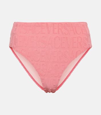 Versace La Greca jacquard bikini bottoms