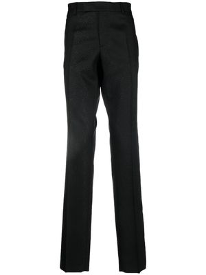Versace La Greca straight-leg trousers - Black