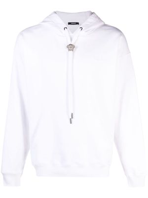 Versace La Medusa cotton hoodie - White