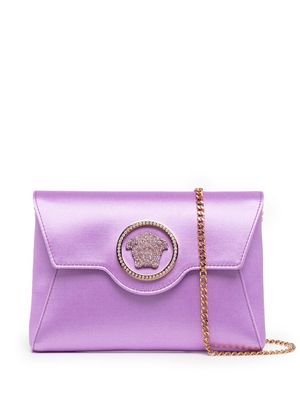 Versace La Medusa envelope clutch - Purple