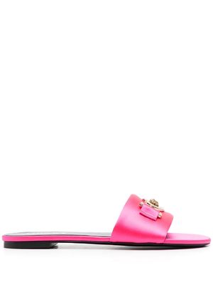 Versace La Medusa flat sandals - Pink