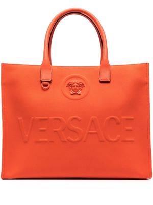 Versace La Medusa large tote bag - Orange