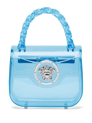 Versace La Medusa logo-plaque mini bag - Blue