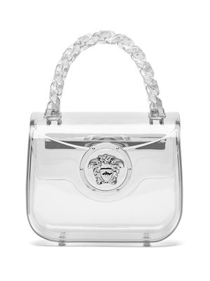 Versace La Medusa logo-plaque mini bag - White