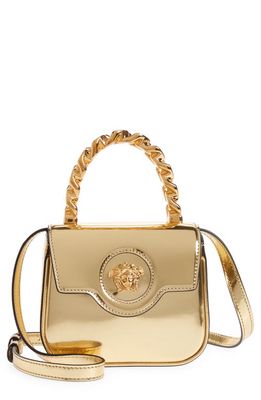 Versace La Medusa Mini Bag in Gold-Versace Gold