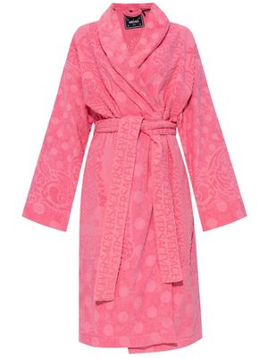 Versace La Vacanza cotton robe - Pink