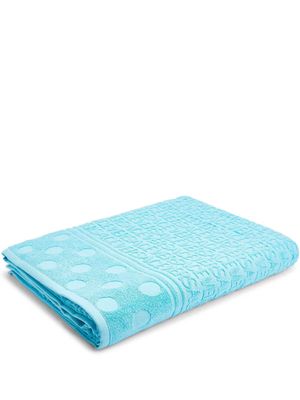 Versace La Vacanza cotton towel - Blue