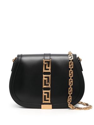 Versace large Greca Goddess shoulder bag - Black