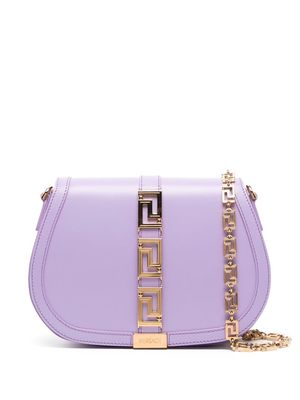 Versace large Greca Goddess shoulder bag - Purple