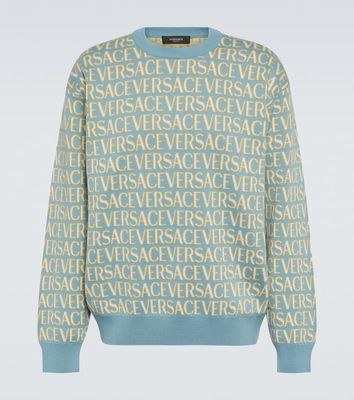 Versace Logo cotton sweater