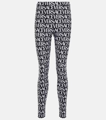 Versace Logo-print leggings