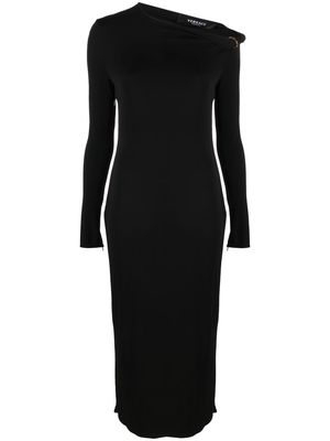 Versace long-sleeve midi dress - Black