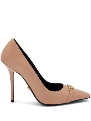 Versace Medusa '95 110mm leather pumps - Brown