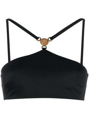 Versace Medusa '95 bandeau bikini top - Black