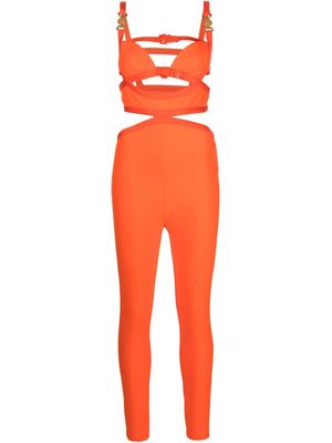 Versace Medusa '95 cut-out jumpsuit - Orange