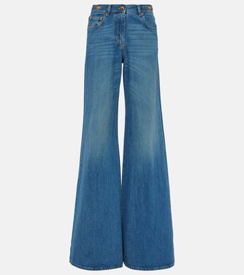 Versace Medusa '95 high-rise flared jeans