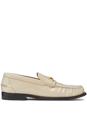 Versace Medusa '95 leather loafers - Neutrals