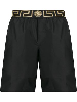 Versace Medusa and Greek Key swim shorts - Black